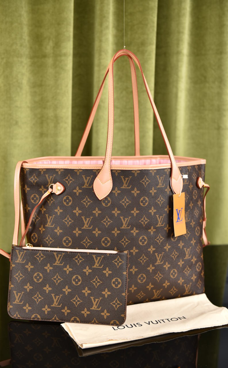 لوي فيتون نيفرفل كبيرة (5 ألوان) - Louis Vuitton Neverfull GM