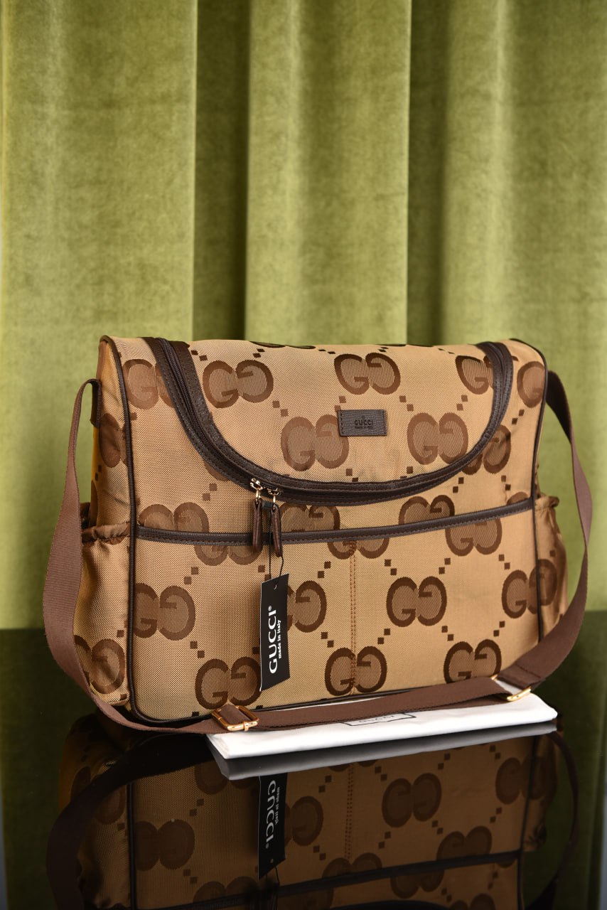 جوتشي لمستلزمات الأطفال (9 ألوان) - Gucci Messenger Diaper Bag