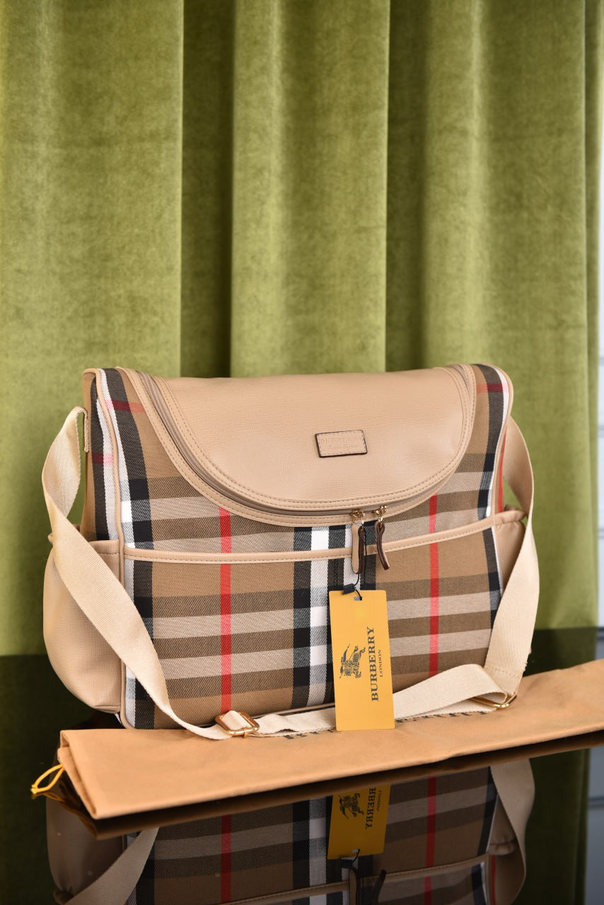 بيربري لمستلزمات الأطفال (5 ألوان) - Burberry Diaper Bag