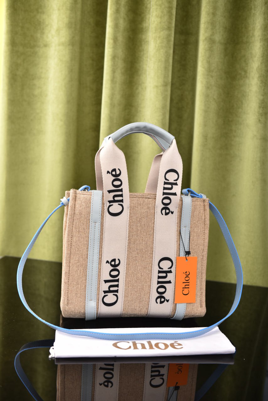 كلوي توت صغيرة (15 لون) - Chloe Woody Tote Small Bag