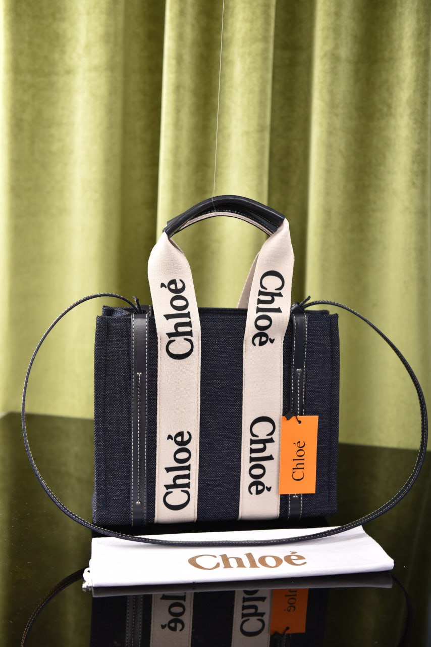 كلوي توت صغيرة (15 لون) - Chloe Woody Tote Small Bag