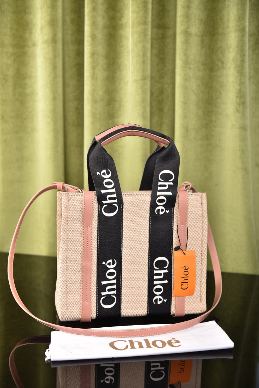 كلوي توت صغيرة (15 لون) - Chloe Woody Tote Small Bag