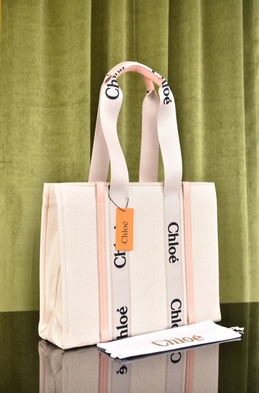 كلوي توت كبيرة (7 ألوان) - Chloe Woody Tote Large Bag