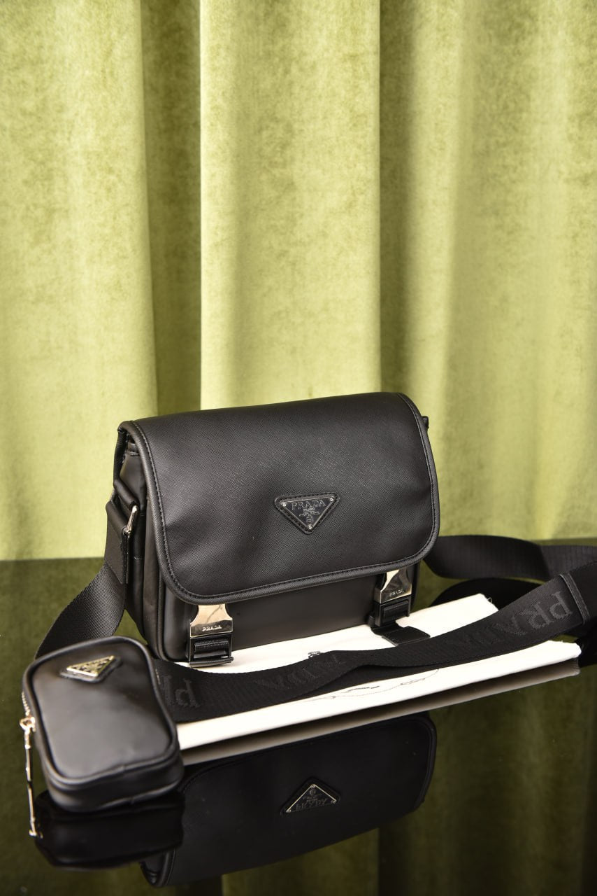 برادا (7 ألوان) - Prada Nylon And Saffiano Lether Bag