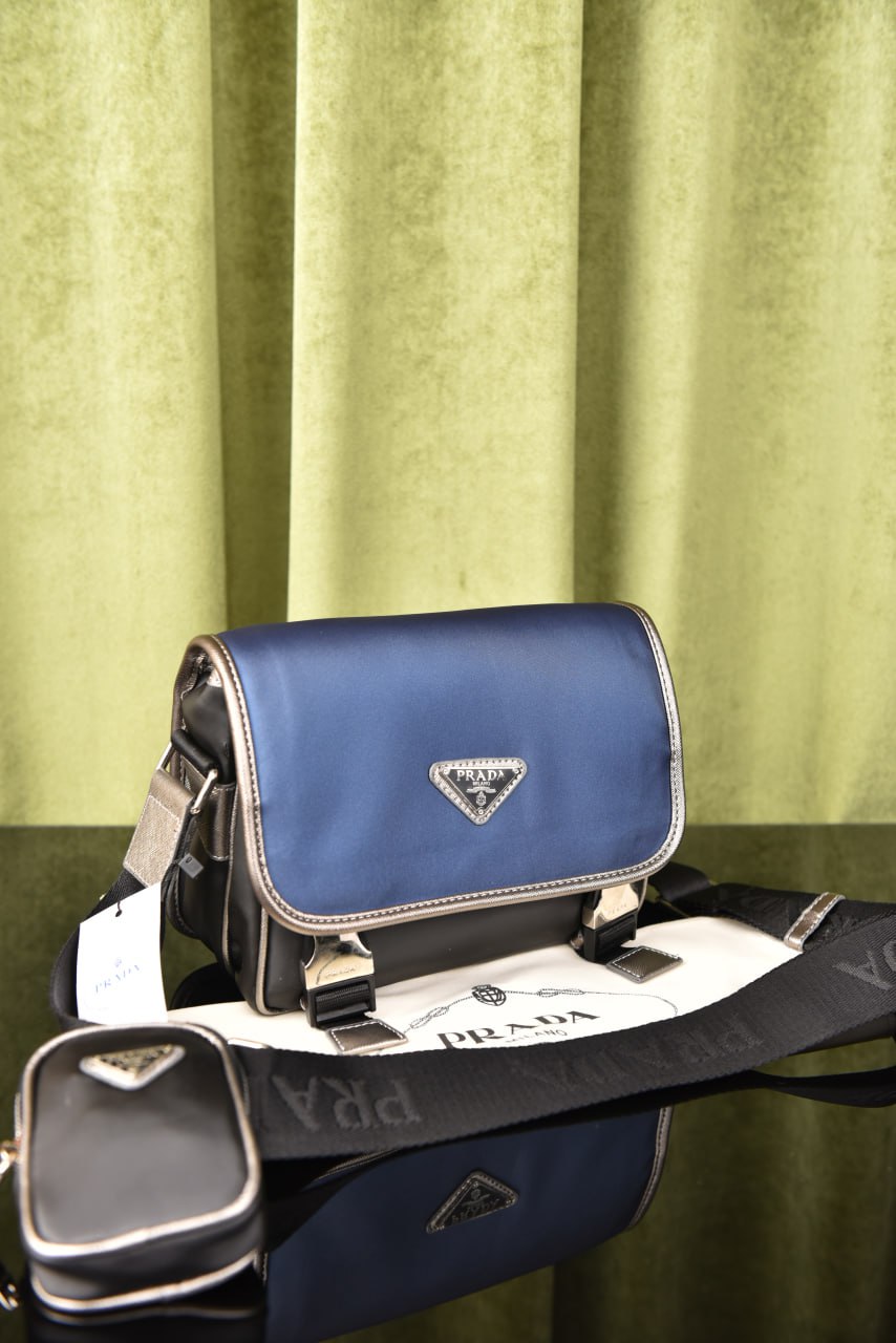 برادا (7 ألوان) - Prada Nylon And Saffiano Lether Bag