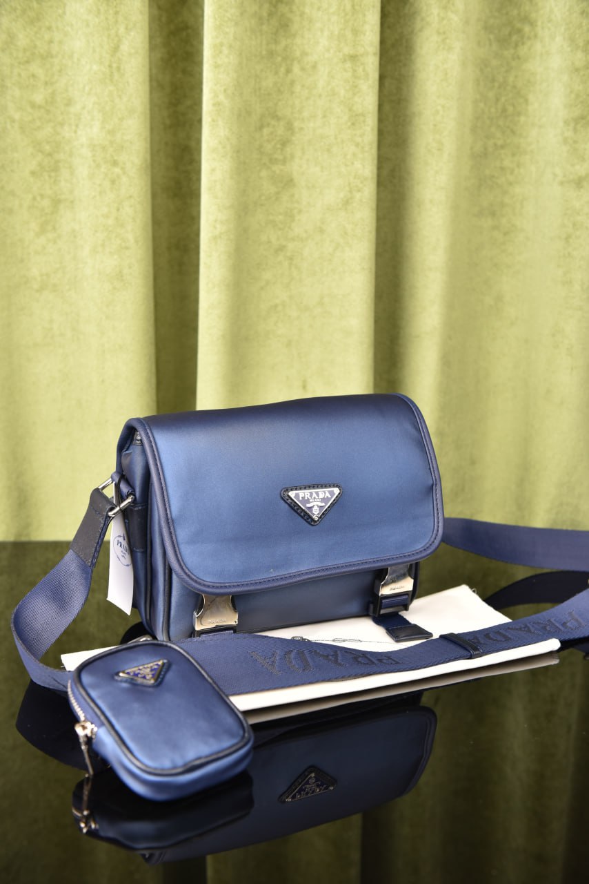 برادا (7 ألوان) - Prada Nylon And Saffiano Lether Bag