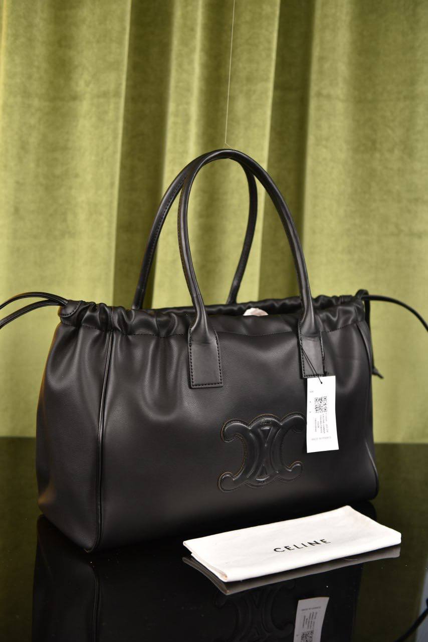 سيلين (9 ألوان) - Celine Drawstring Cuir Triomphe In Calfskin