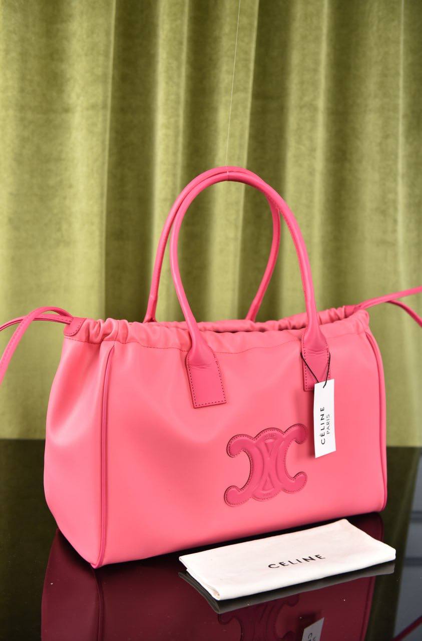 سيلين (9 ألوان) - Celine Drawstring Cuir Triomphe In Calfskin