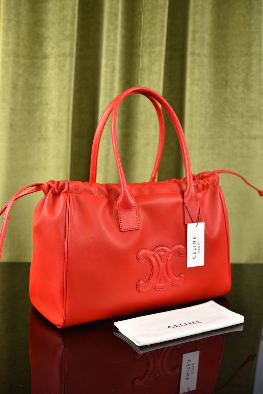 سيلين (9 ألوان) - Celine Drawstring Cuir Triomphe In Calfskin