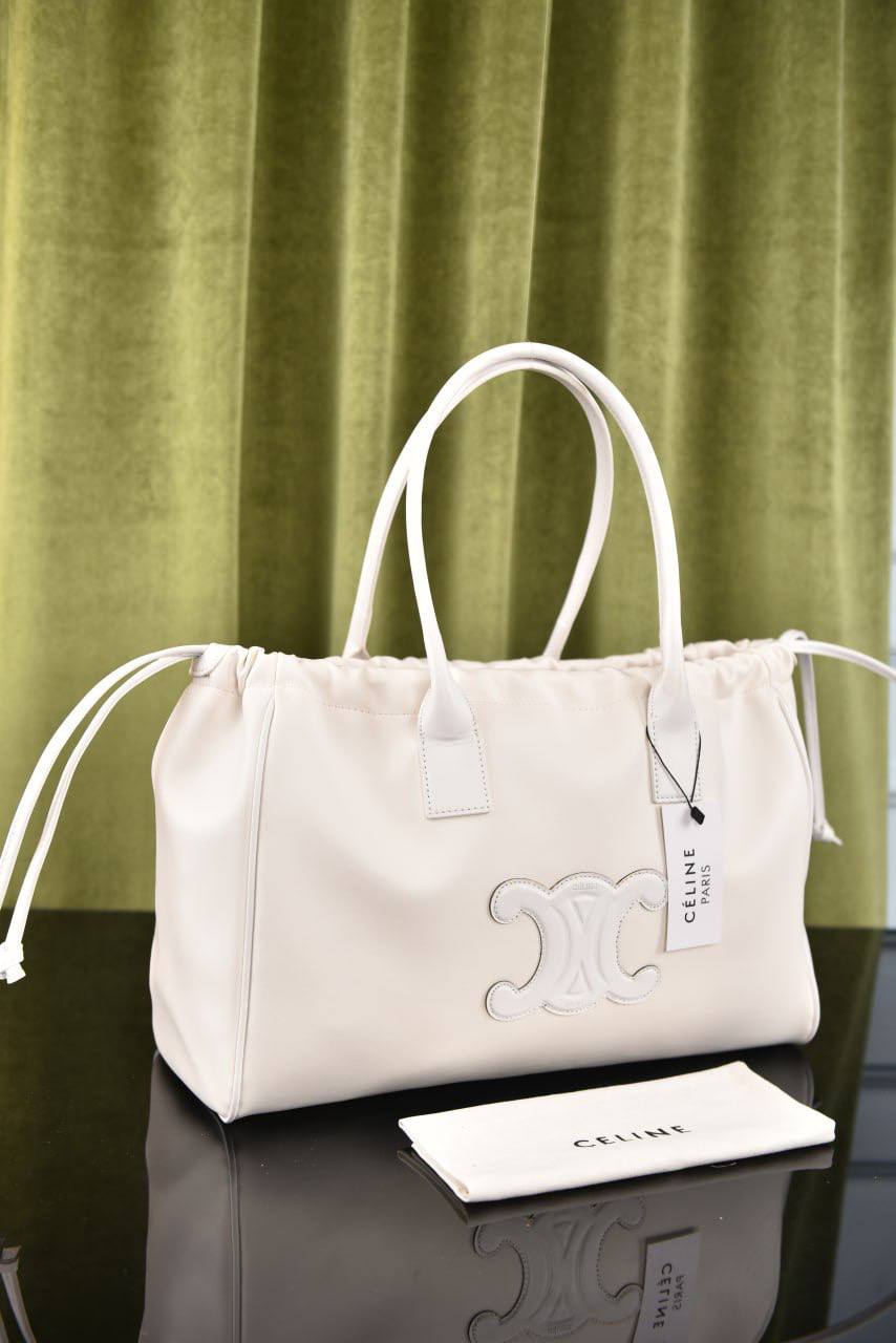 سيلين (9 ألوان) - Celine Drawstring Cuir Triomphe In Calfskin