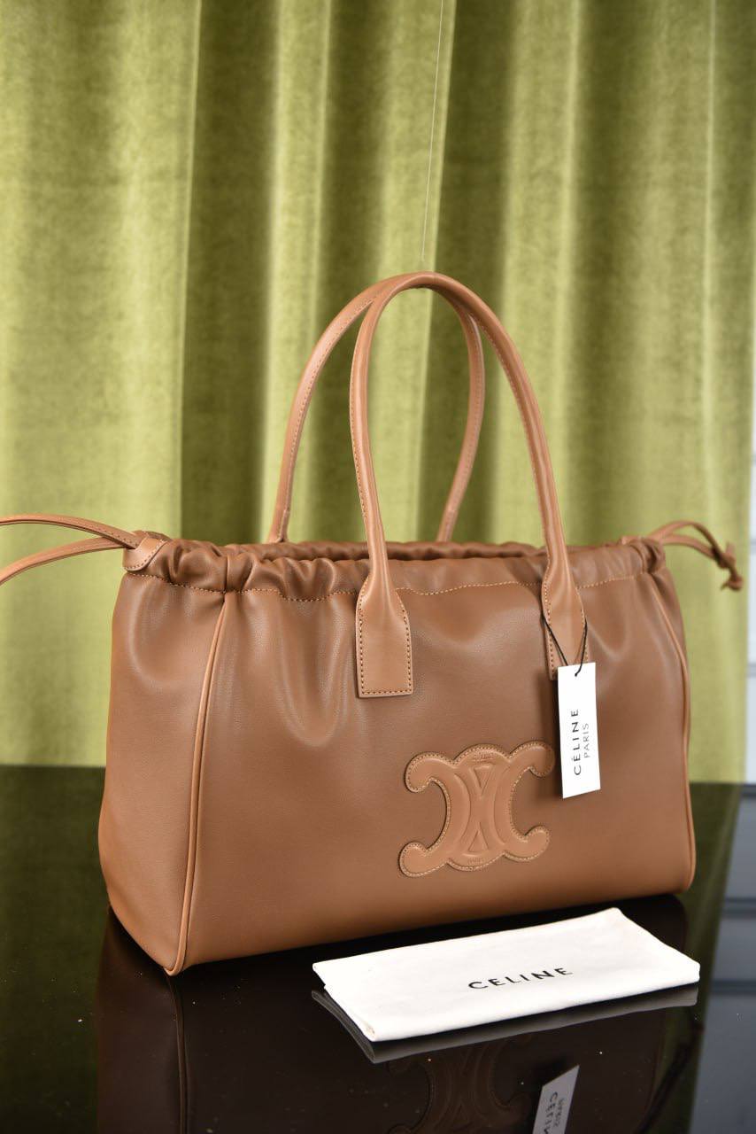 سيلين (9 ألوان) - Celine Drawstring Cuir Triomphe In Calfskin
