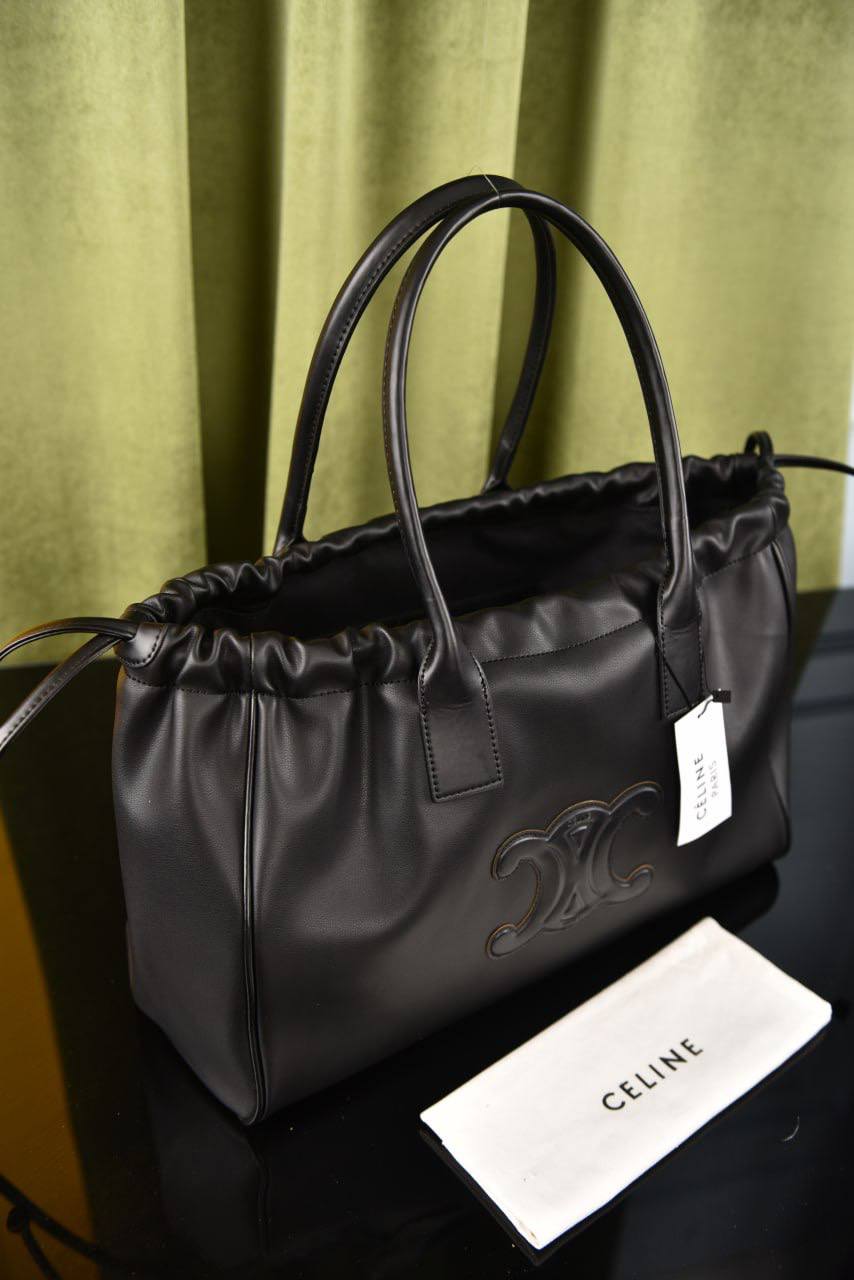 سيلين (9 ألوان) - Celine Drawstring Cuir Triomphe In Calfskin