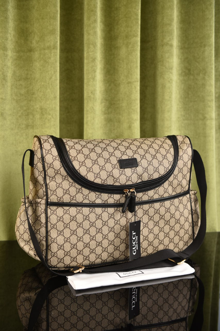 جوتشي لمستلزمات الأطفال (9 ألوان) - Gucci Messenger Diaper Bag