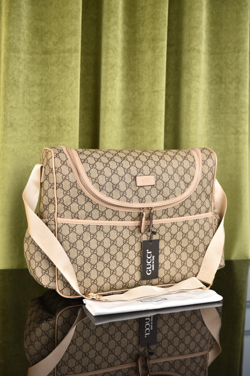 جوتشي لمستلزمات الأطفال (9 ألوان) - Gucci Messenger Diaper Bag