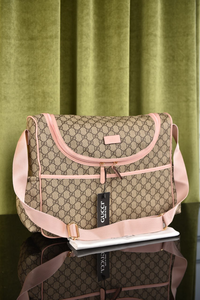 جوتشي لمستلزمات الأطفال (9 ألوان) - Gucci Messenger Diaper Bag