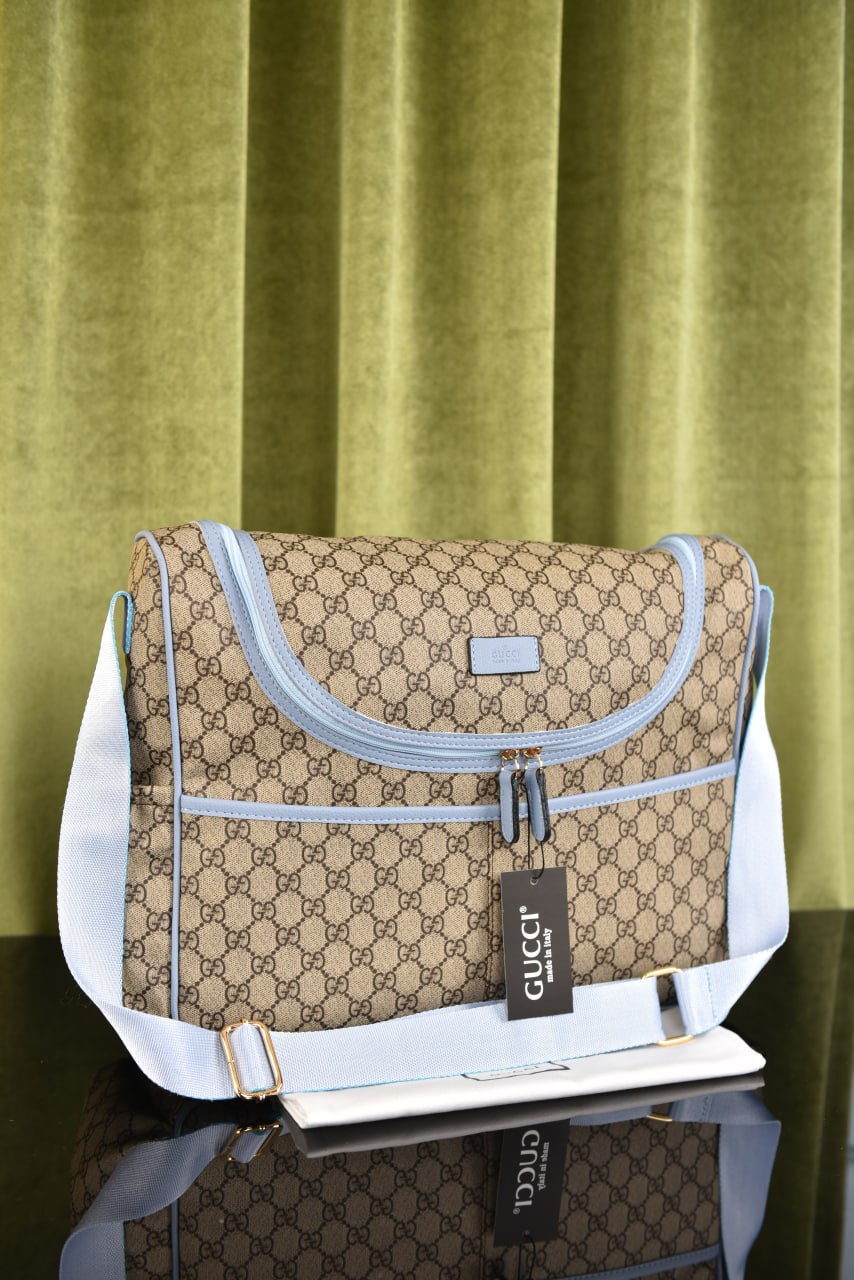 جوتشي لمستلزمات الأطفال (9 ألوان) - Gucci Messenger Diaper Bag