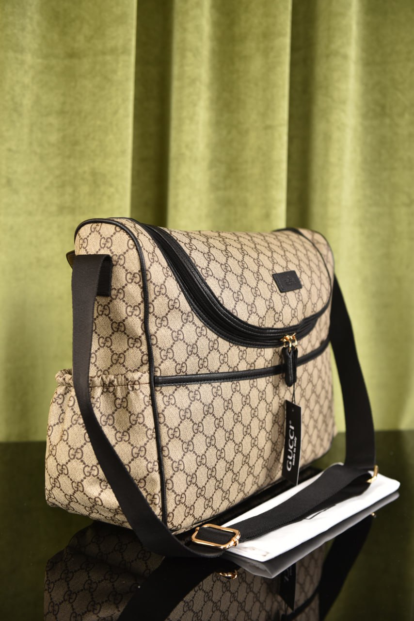 جوتشي لمستلزمات الأطفال (9 ألوان) - Gucci Messenger Diaper Bag
