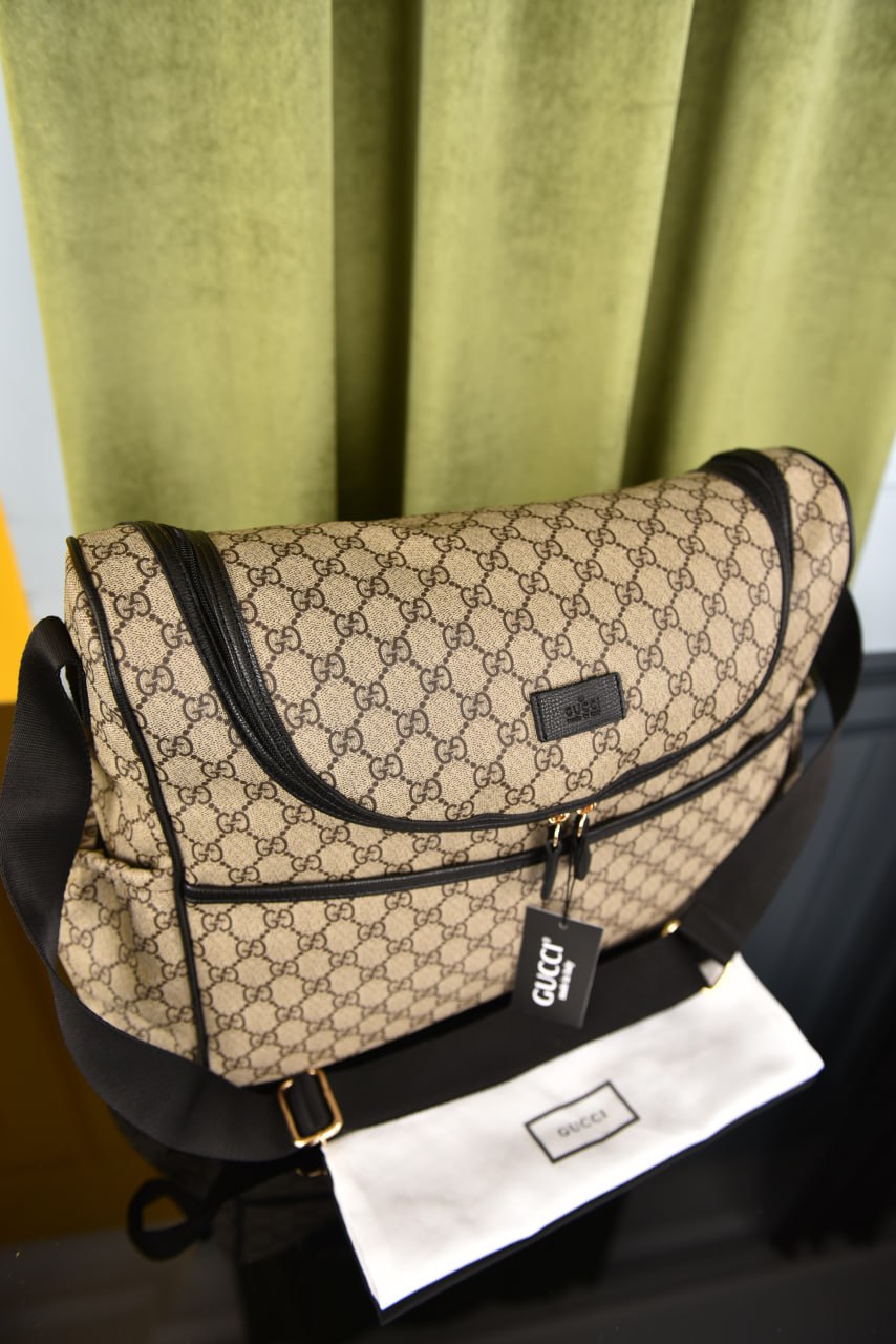 جوتشي لمستلزمات الأطفال (9 ألوان) - Gucci Messenger Diaper Bag
