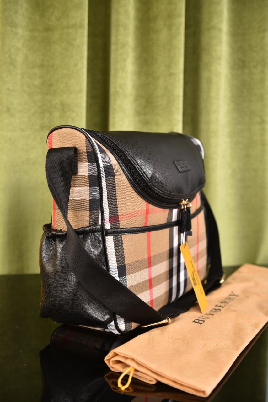 بيربري لمستلزمات الأطفال (5 ألوان) - Burberry Diaper Bag