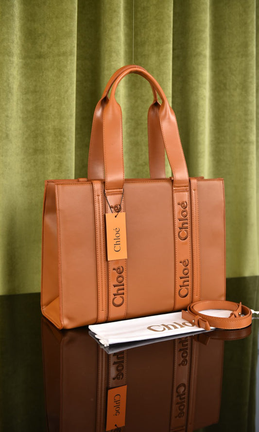 كلوي توت وودي (8 ألوان) - Chloe Woody Tote Bag