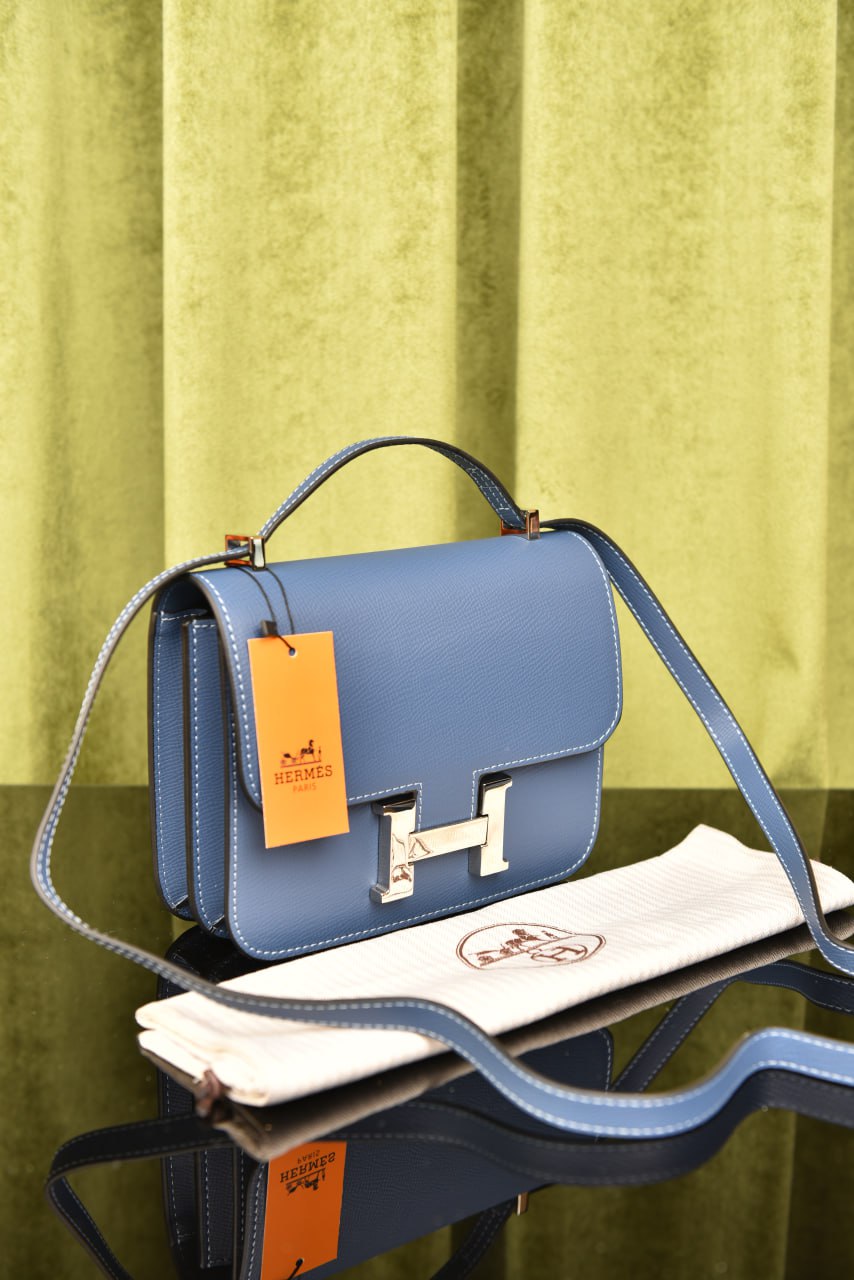 هيرميز كونستانس جلد مموج (18 لون) - Hermes Constance Wavy Leather
