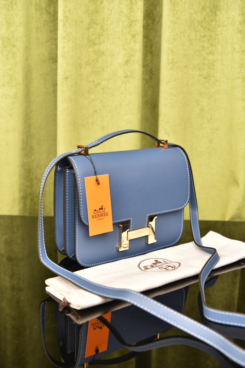 هيرميز كونستانس جلد مموج (18 لون) - Hermes Constance Wavy Leather