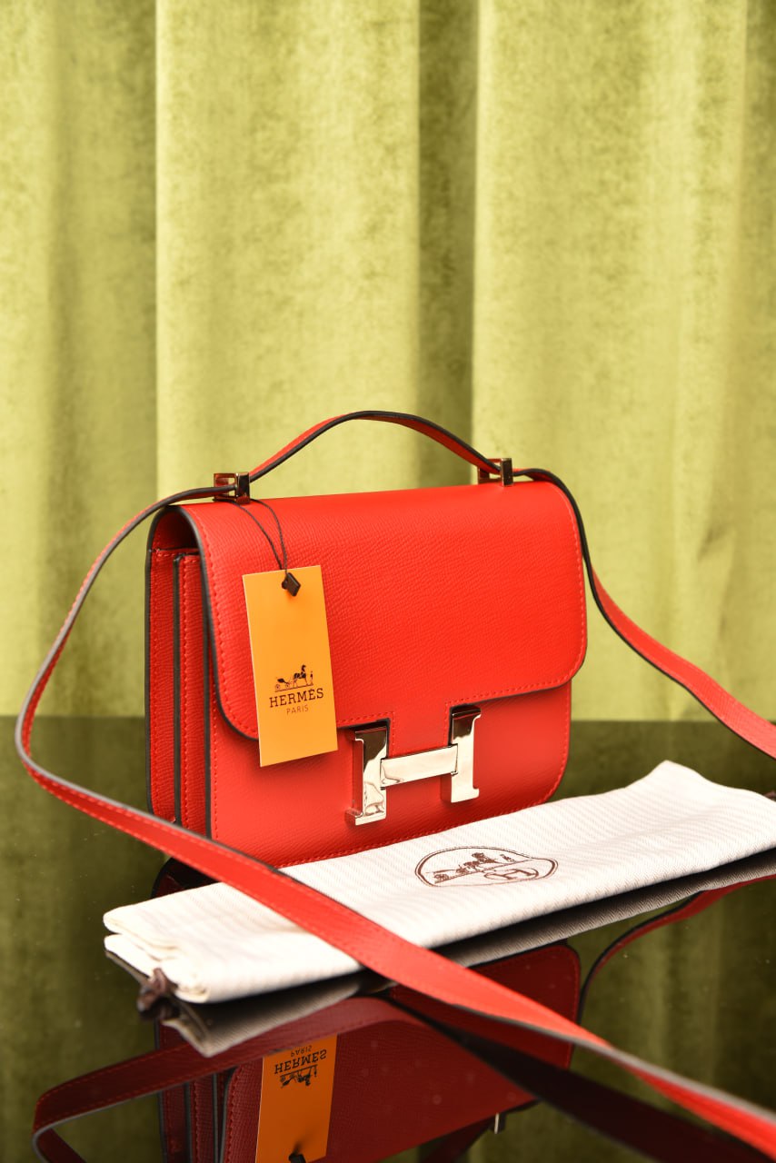 هيرميز كونستانس جلد مموج (18 لون) - Hermes Constance Wavy Leather