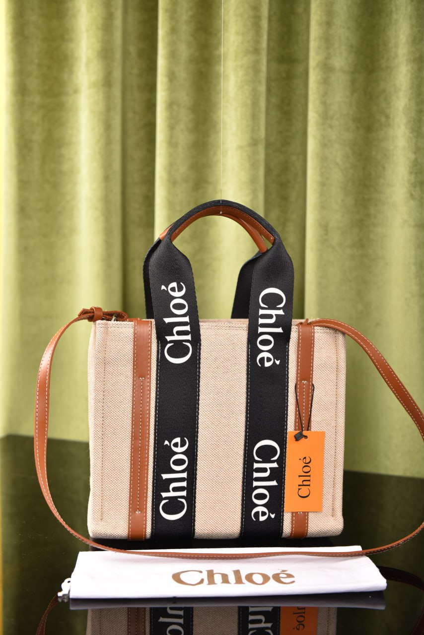 كلوي توت صغيرة (15 لون) - Chloe Woody Tote Small Bag