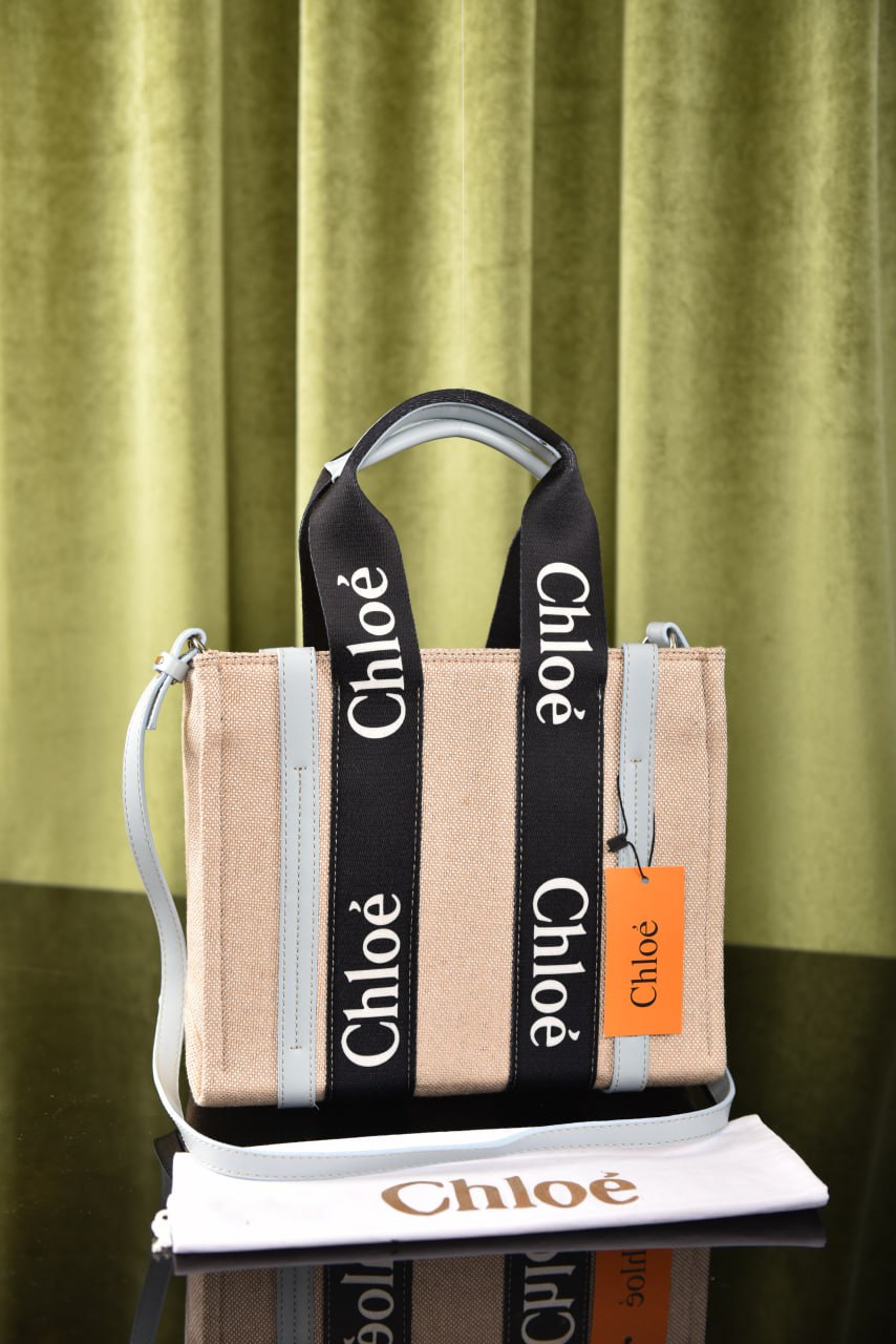 كلوي توت صغيرة (15 لون) - Chloe Woody Tote Small Bag