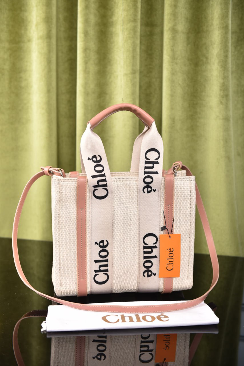كلوي توت صغيرة (15 لون) - Chloe Woody Tote Small Bag