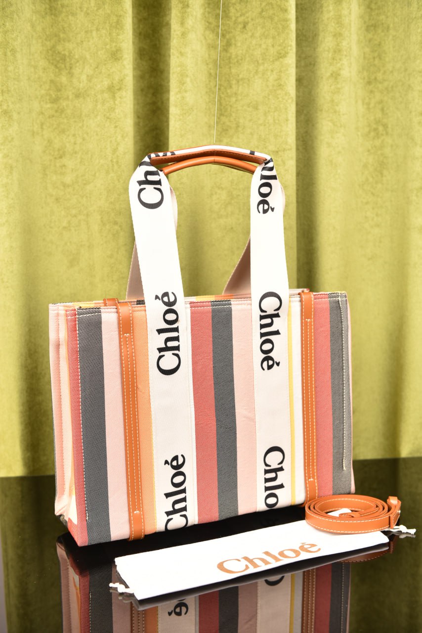 كلوي توت صغيرة (7 ألوان) - Chloe Small Woody Tote