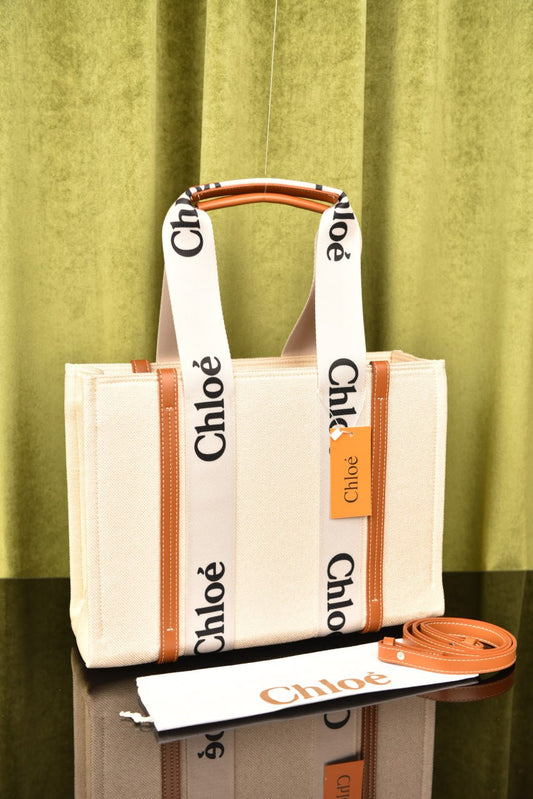 كلوي توت صغيرة (7 ألوان) - Chloe Small Woody Tote
