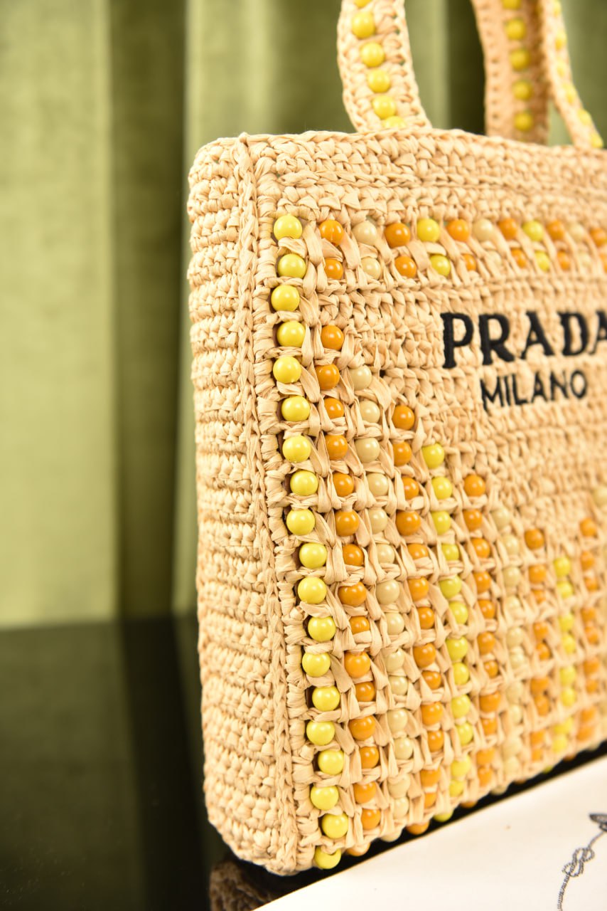 Prada Crochet Tote Bag
