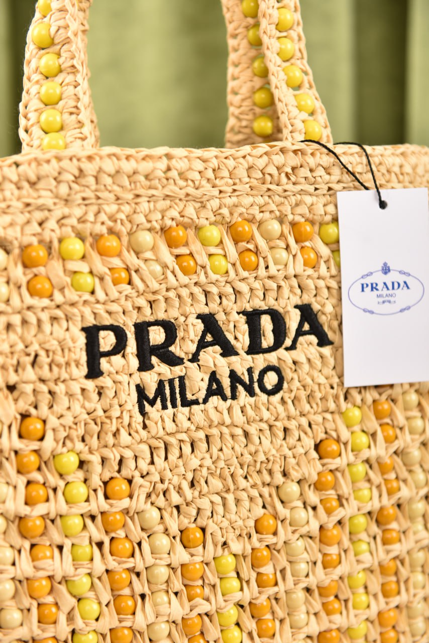 Prada Crochet Tote Bag