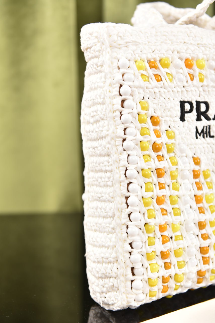 Prada Crochet Tote Bag