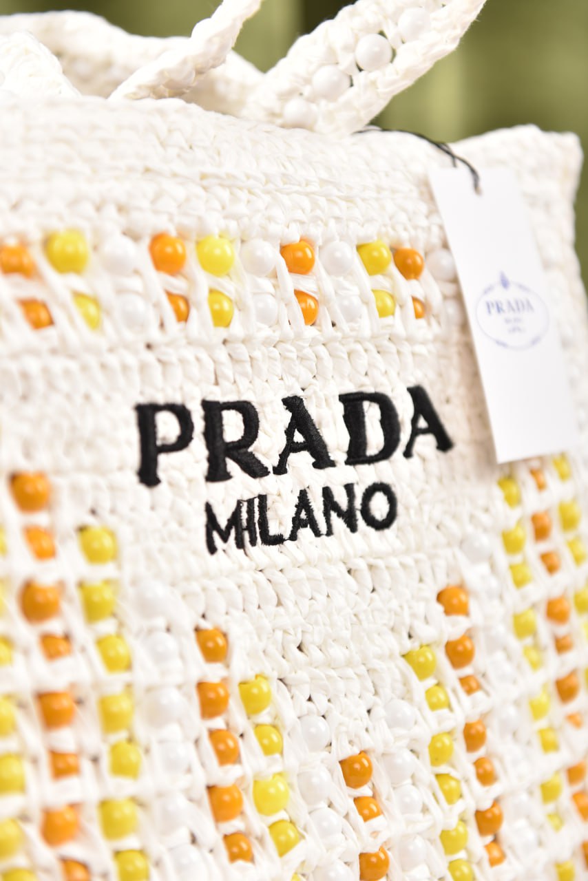 Prada Crochet Tote Bag