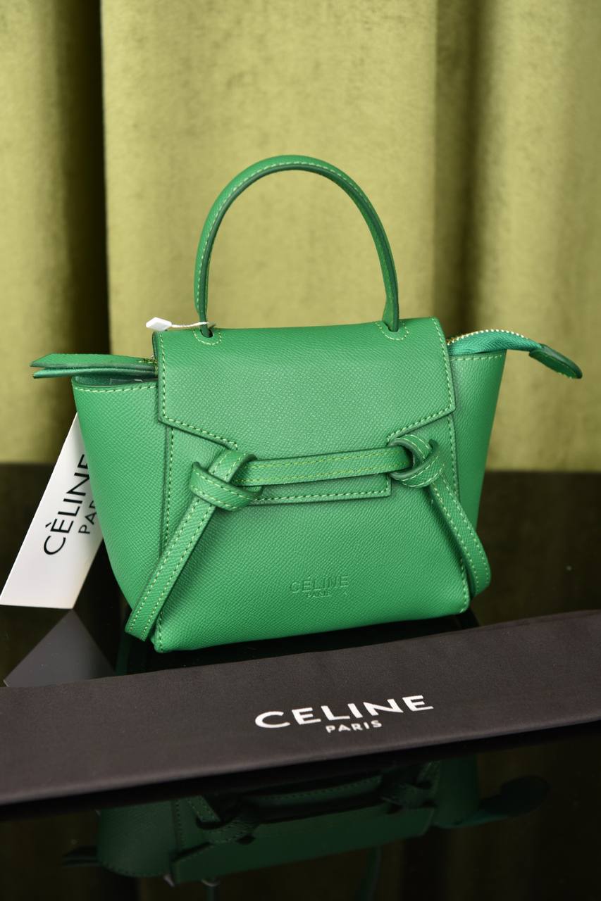 سيلين (15 لون) - Celine Nano Belt In Grained Calfskin