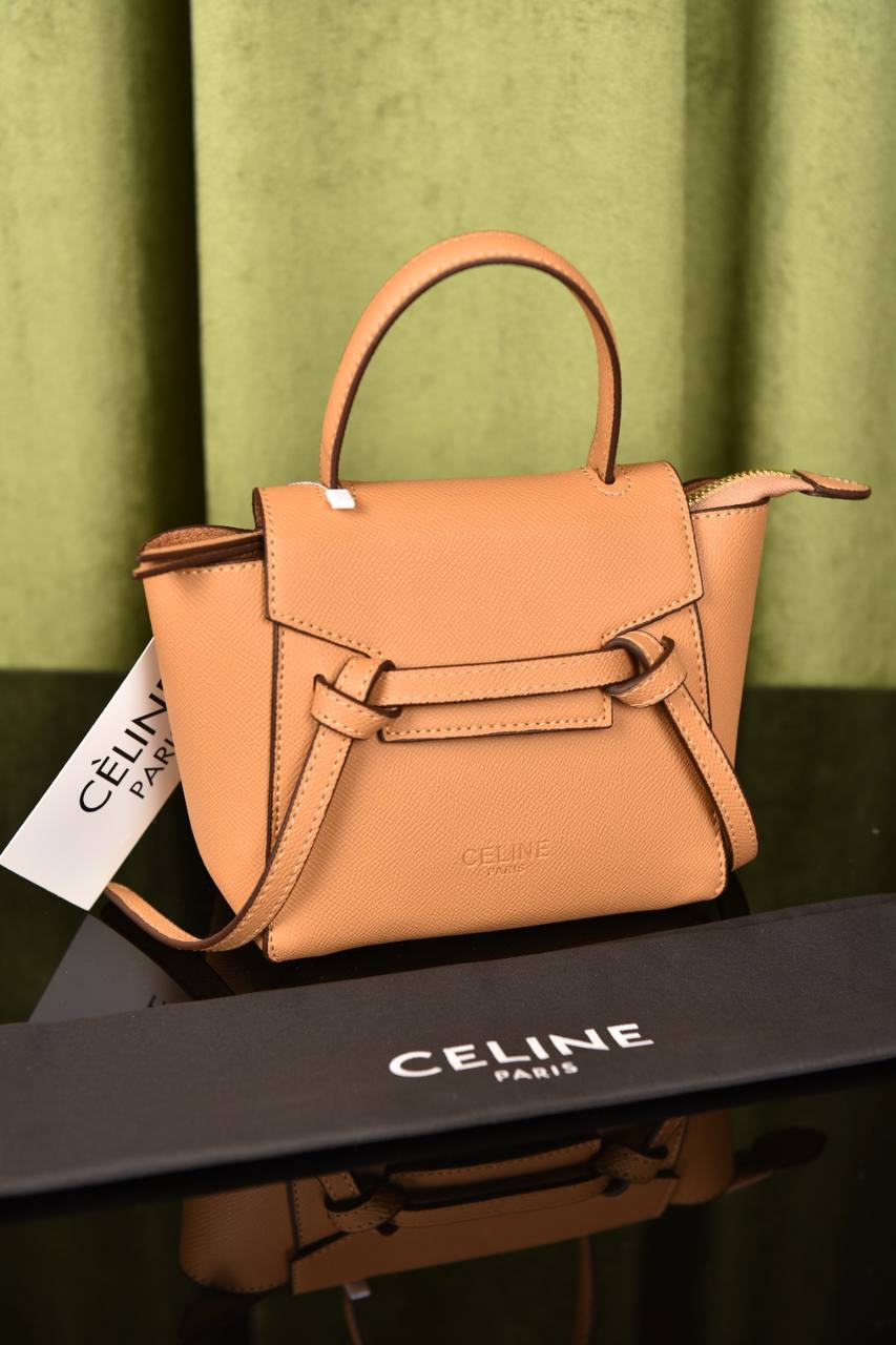 سيلين (15 لون) - Celine Nano Belt In Grained Calfskin
