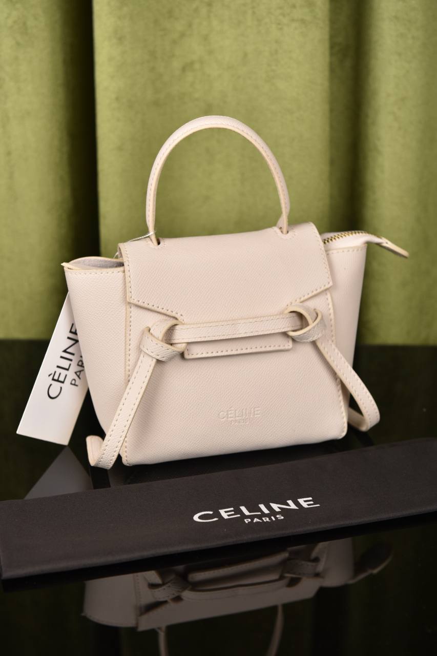 سيلين (15 لون) - Celine Nano Belt In Grained Calfskin