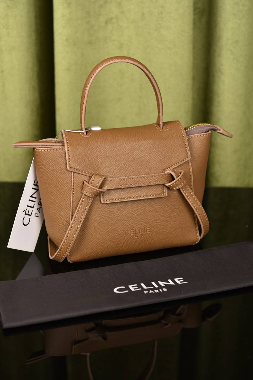 سيلين (15 لون) - Celine Nano Belt In Grained Calfskin