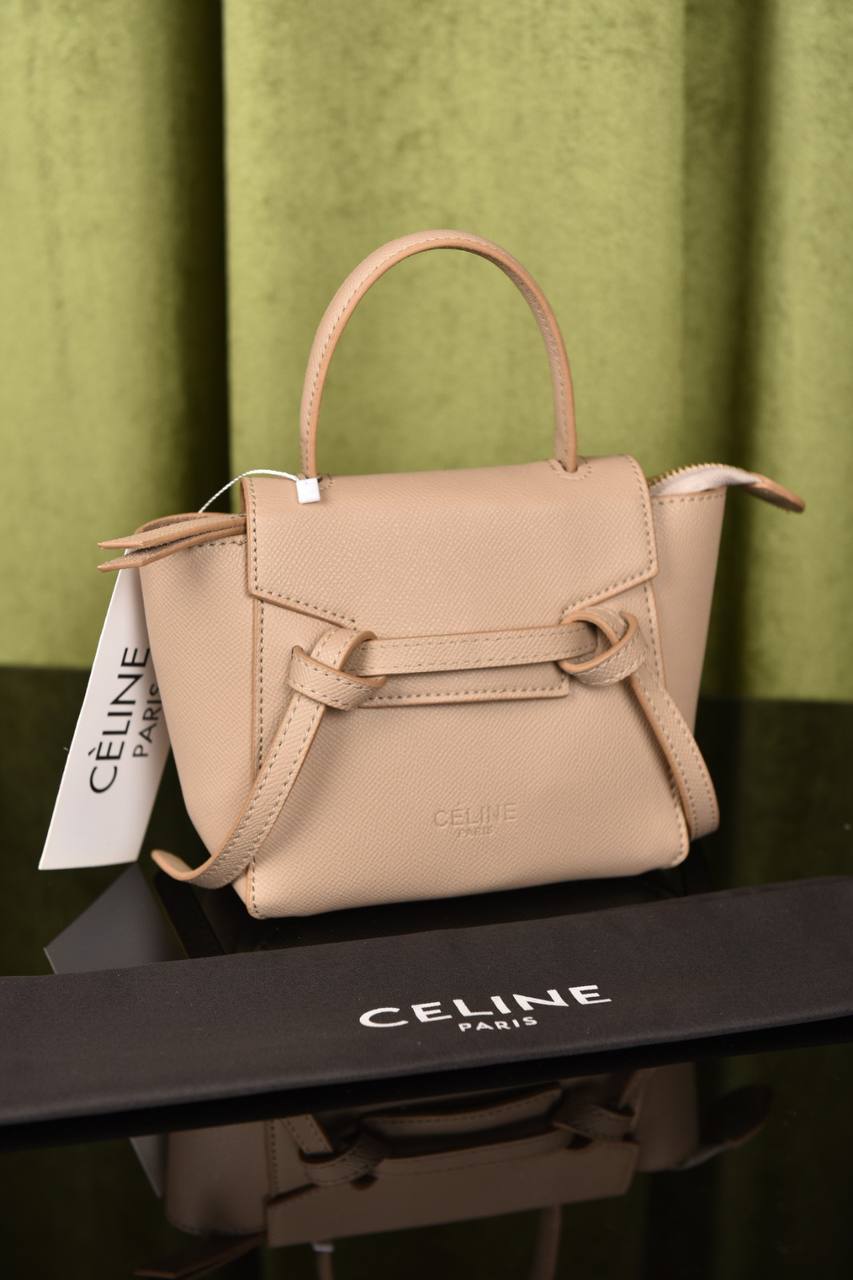 سيلين (15 لون) - Celine Nano Belt In Grained Calfskin