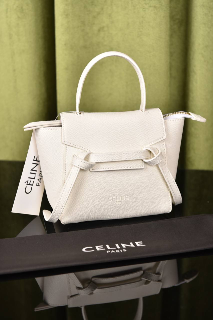 سيلين (15 لون) - Celine Nano Belt In Grained Calfskin