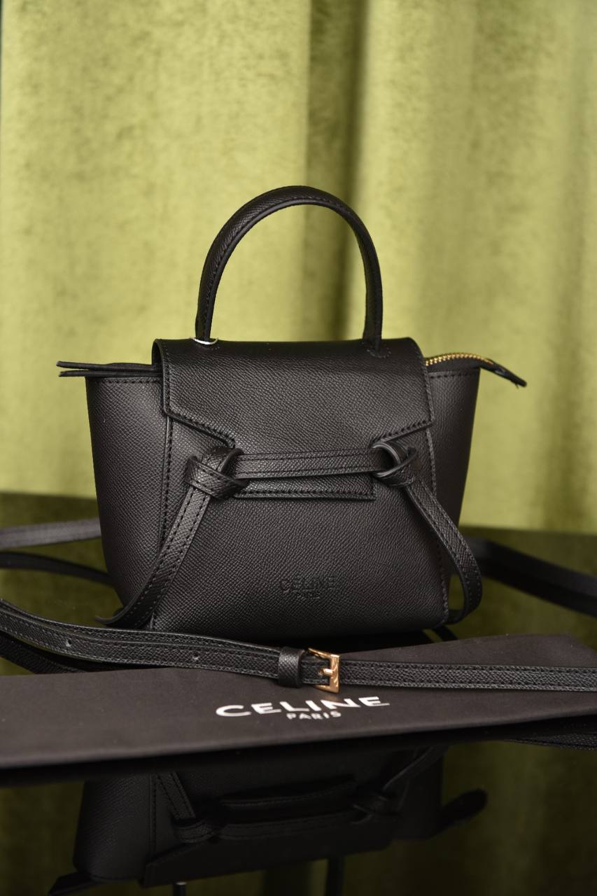 سيلين (15 لون) - Celine Nano Belt In Grained Calfskin