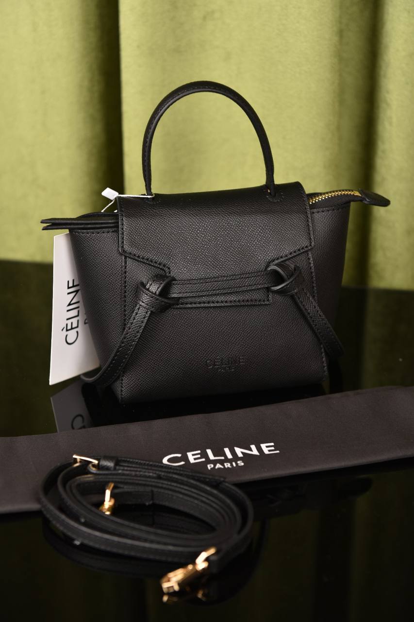سيلين (15 لون) - Celine Nano Belt In Grained Calfskin