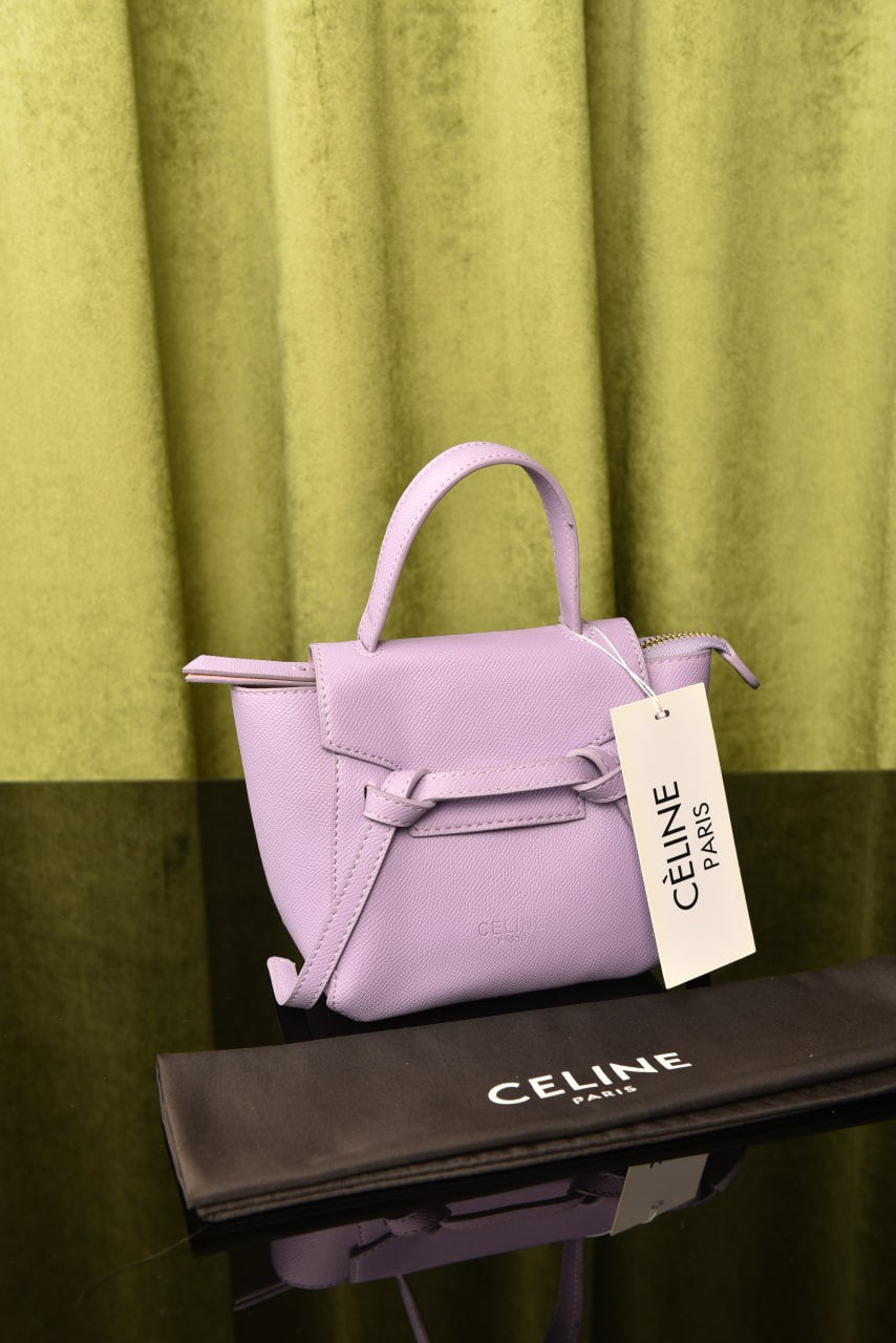 سيلين (15 لون) - Celine Nano Belt In Grained Calfskin