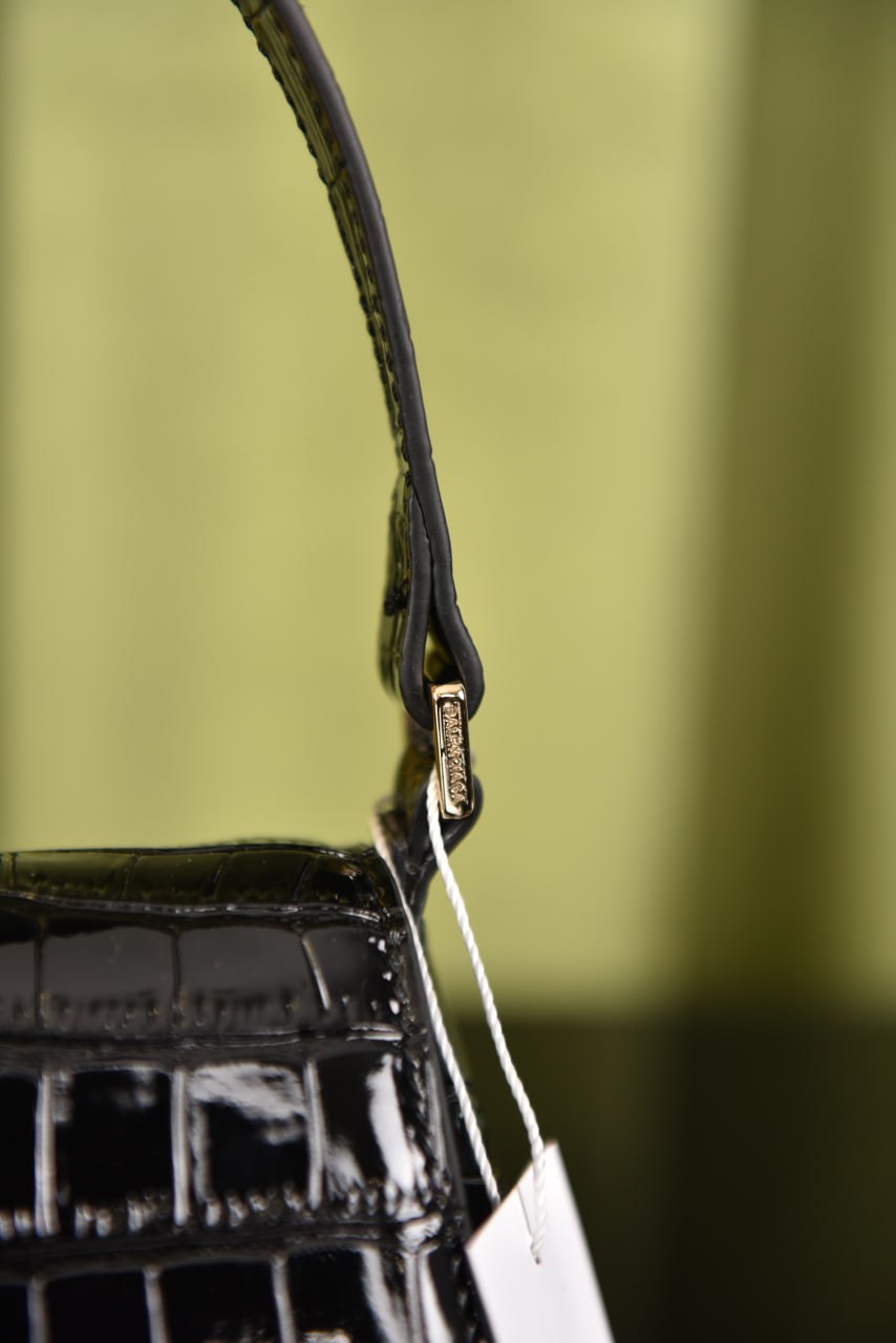 Balenciaga Small Flap Croco Leather