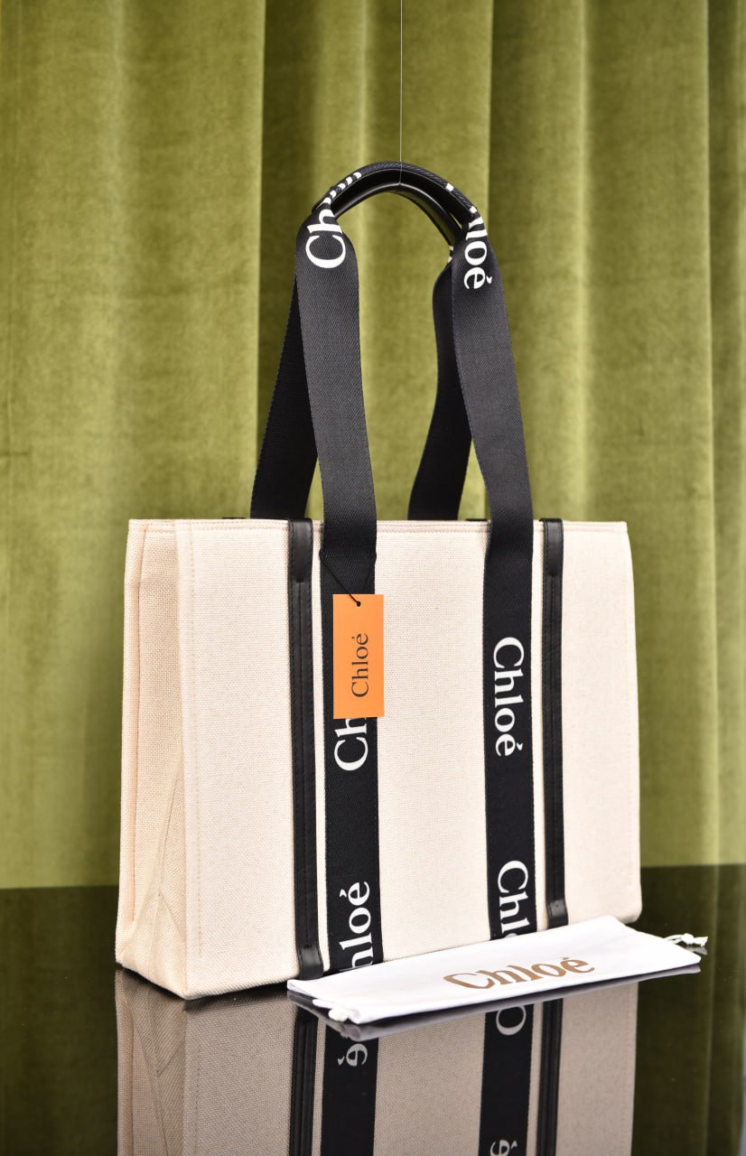 كلوي توت كبيرة (7 ألوان) - Chloe Woody Tote Large Bag