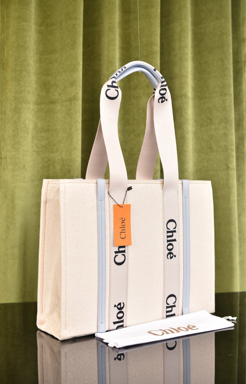كلوي توت كبيرة (7 ألوان) - Chloe Woody Tote Large Bag