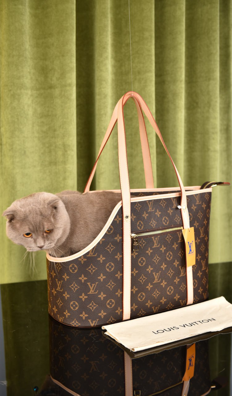 لوي فيتون حاملة الكلاب والقطط (8 ألوان) - Louis Vuitton Dog Carrier